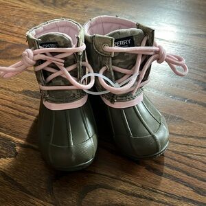 Sperry Camo Duck Boots